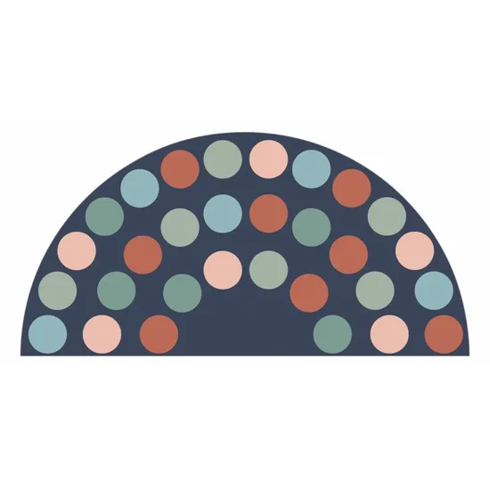 Colours of Australia Semi Circle Rug - 4 (L) x 2 (W) m