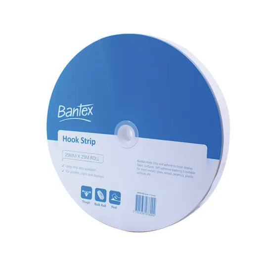 Hook Strip Roll 25mm x 25m - Modern Teaching Aids NZ