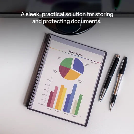 Display Book A4 Clear Cover 20 Pocket - Modern Teaching Aids NZ