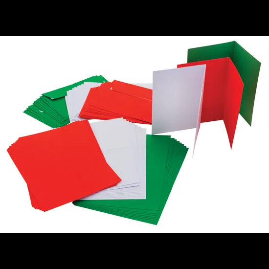 Christmas Cards & Envelopes - Pack of 30 - Modern Teaching Aids NZ