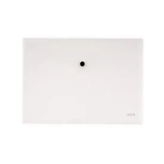 Document Wallet A4 Button Close Clear - Modern Teaching Aids NZ