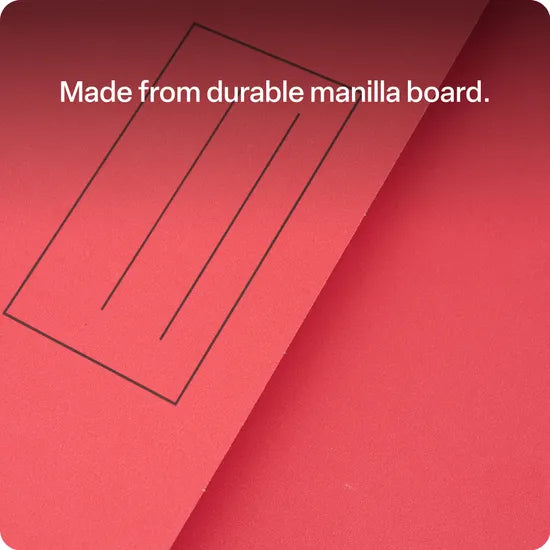 Foolscap Document Wallet Red - Modern Teaching Aids NZ