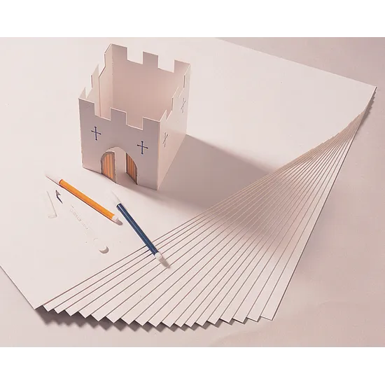 White Cardboard (510 x 640mm) 220gsm - Pack of 100 - Modern Teaching Aids NZ