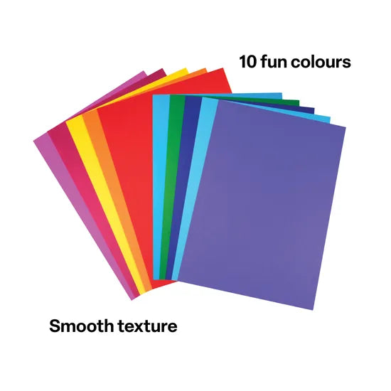 Hot & Cold Coloured Paper A4 80gsm - Pack of 500 - Modern Teaching Aids NZ