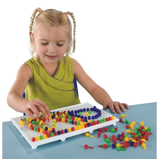 Quercetti Large Peg Boards - Pack of 10 - Modern Teaching Aids NZ