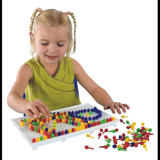 Quercetti Large Peg Boards - Pack of 10 - Modern Teaching Aids NZ