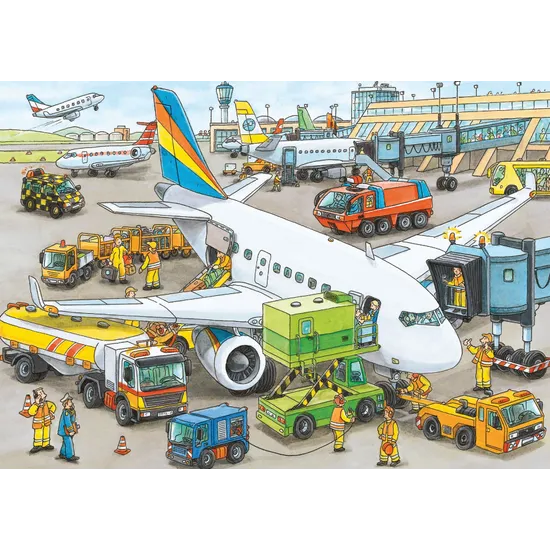 Rburg - Busy Airport Puzzle 35pc - Modern Teaching Aids NZ