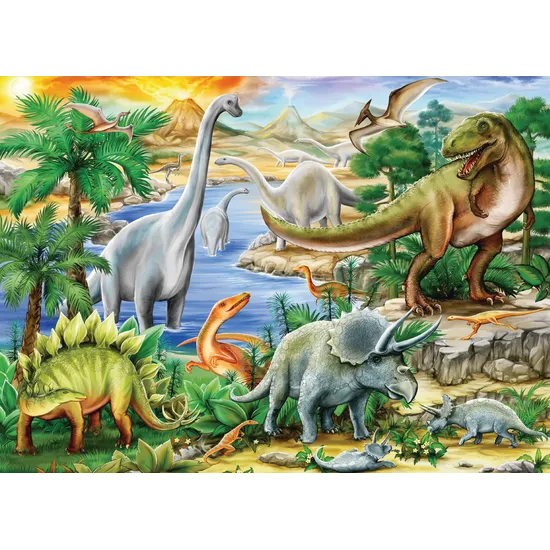 Rburg - Prehistoric Life Puzzle 60pc - Modern Teaching Aids NZ