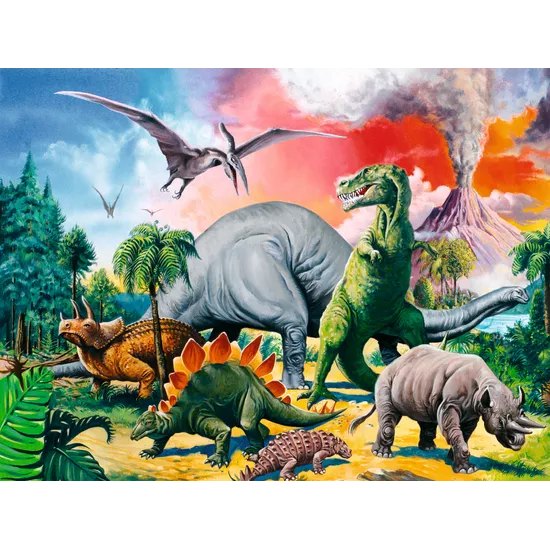 Ravensburger Among the Dinosaurs Puzzle 100 Pieces - Modern Teaching Aids NZ