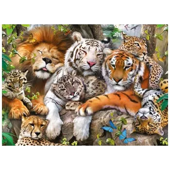 Rburg - Big Cat Nap Puzzle 200p - Modern Teaching Aids NZ