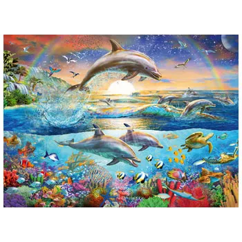 Rburg - Dolphin Paradise Puzzle 300p - Modern Teaching Aids NZ