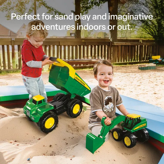 John Deere Excavator & Dump Truck Set 38cm - Modern Teaching Aids NZ