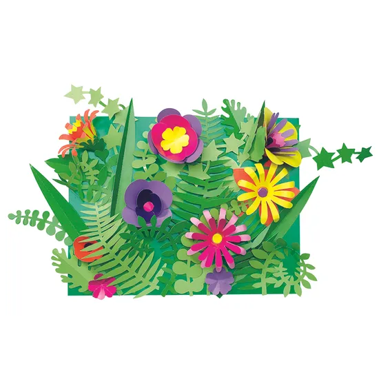 Botanical Cuts Paper Shapes - Pack of 210 - Modern Teaching Aids NZ