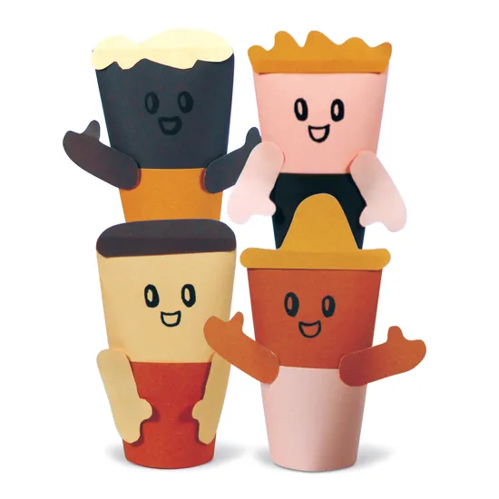 Skin Tone Paper (215 x 275mm) - Pack of 48 - Modern Teaching Aids NZ