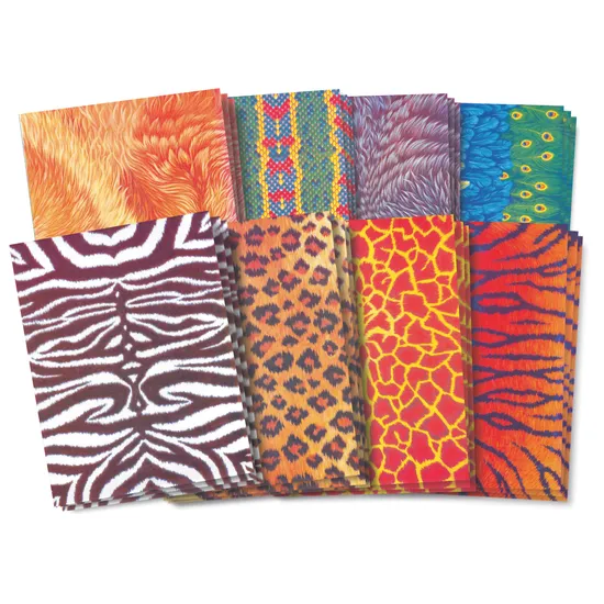 Animal Craft Paper (215 x 280mm) - Pack of 40 - Modern Teaching Aids NZ