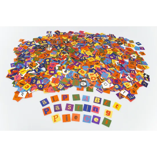 Alphabet Pasting Pieces - Pack of 2000 - Modern Teaching Aids NZ