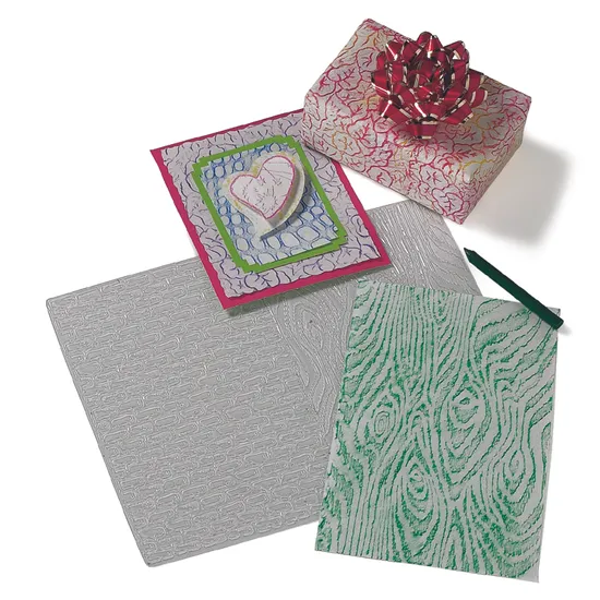 Texture Rubbing Plates - Set of 4 - Modern Teaching Aids NZ