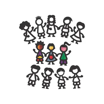 Friends Stained Glass Frames - Pack of 36 - Modern Teaching Aids NZ