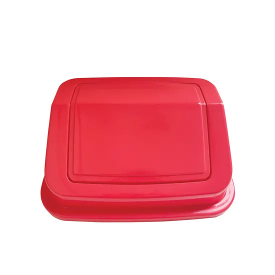 Recycling Bin - 30 Litre - Red Lid - Modern Teaching Aids NZ