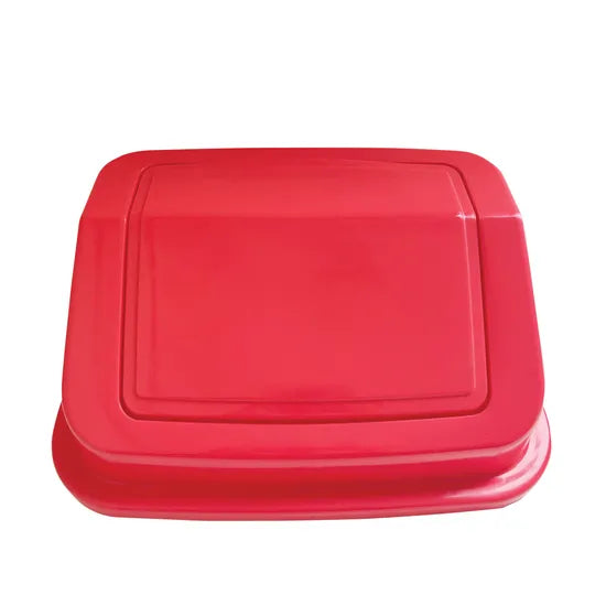 Recycling Bin - Red Lid, 30 L - Modern Teaching Aids NZ