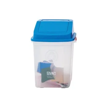 Recycling Bin - Transparent, Blue, 30 L