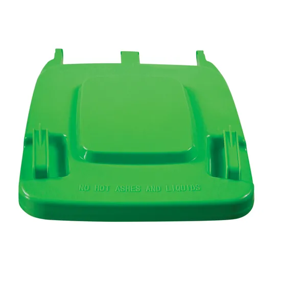 Recycling Bin - Green Lid, 60 L - Modern Teaching Aids NZ