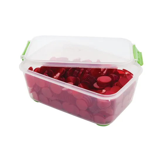 Teachables Translucent Round Counters - 2.5cm Red, 1000 Pieces - Modern Teaching Aids NZ