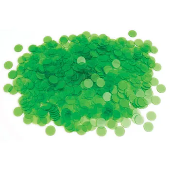Teachables Translucent Round Counters - 2.5cm Green, 1000 Pieces - Modern Teaching Aids NZ