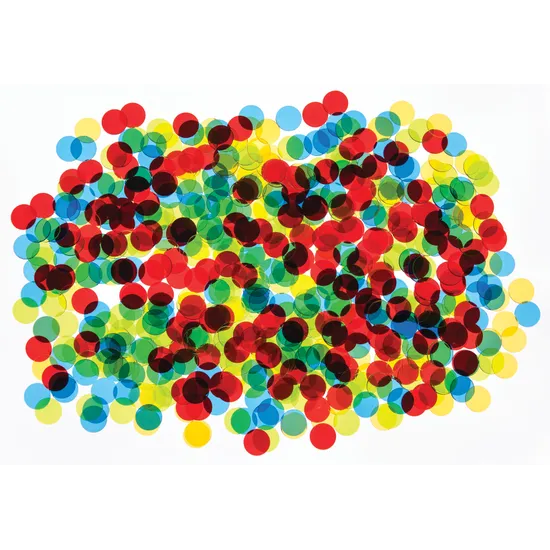 Teachables Translucent Round Counters - 19mm, 1000 Pieces - Modern Teaching Aids NZ