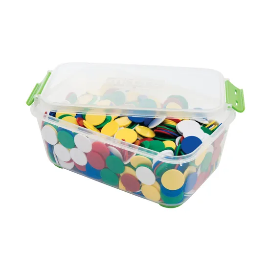 Teachables Solid Round Counters - 19mm, 1000 Pieces - Modern Teaching Aids NZ