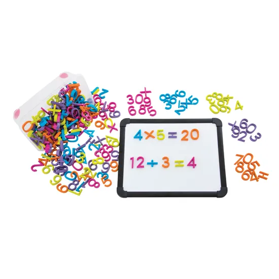 Teachables Magnetic Numbers - Set of 250 in Storage Container - Modern Teaching Aids NZ