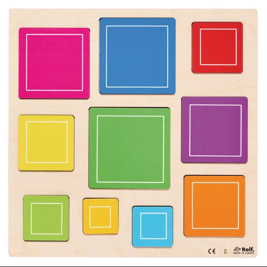 Rolf Squares Puzzle 10 Pieces - Modern Teaching Aids NZ