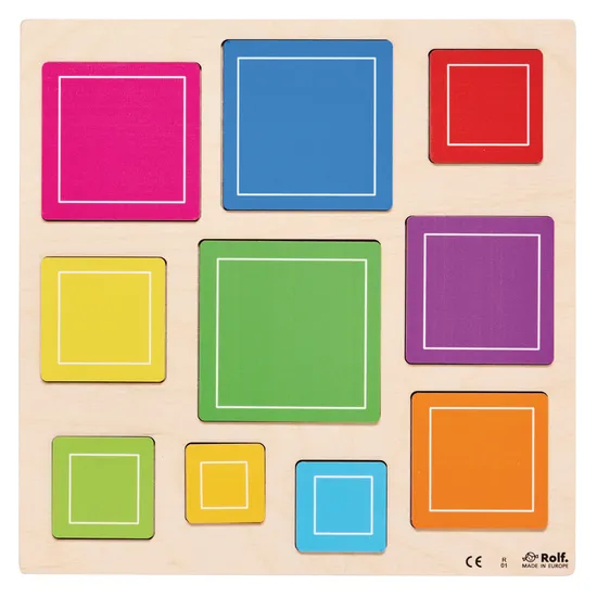 Rolf Squares Puzzle 10 Pieces - Modern Teaching Aids NZ