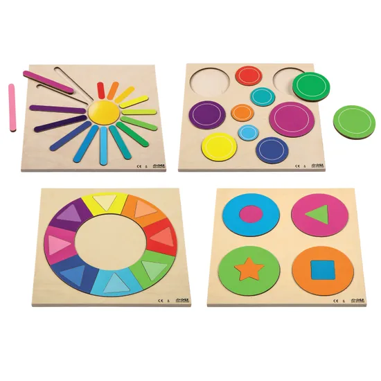 Rainbow Puzzle - Set of 4 - Modern Teaching Aids NZ