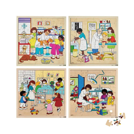 Rolf Health Education Puzzles Set of 4 - Modern Teaching Aids NZ