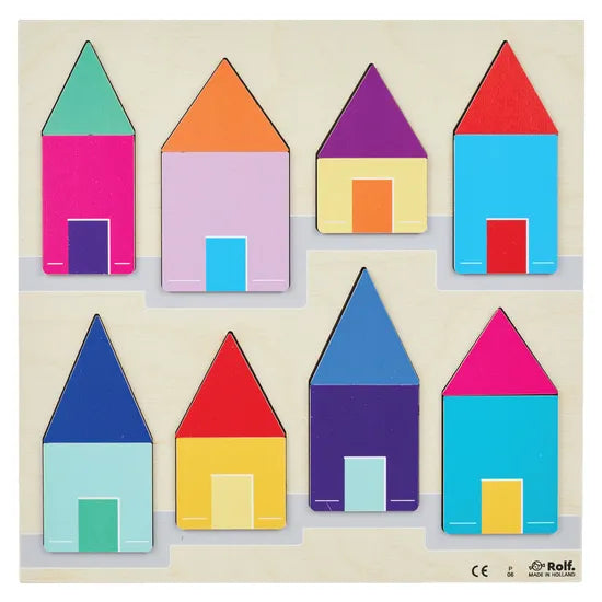Rolf Houses 16 Piece Puzzle - Modern Teaching Aids NZ