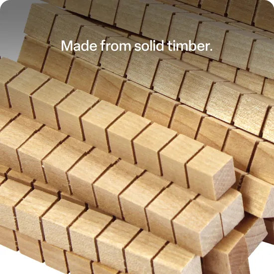 Teachables Multi Base Ten Longs - Numeracy Manipulatives, Set of 100