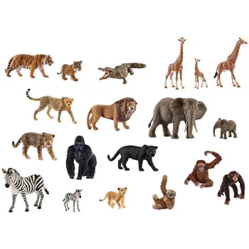 Schleich - Wild Animals, Set of 20 - Modern Teaching Aids NZ