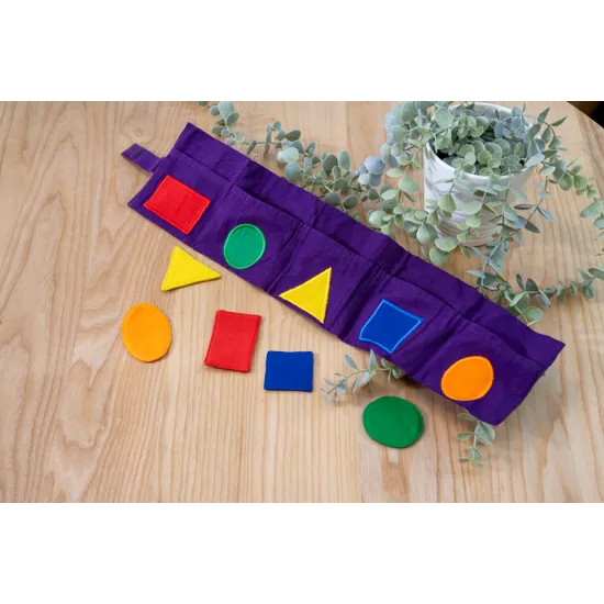Colours & Shapes Roller Pouch