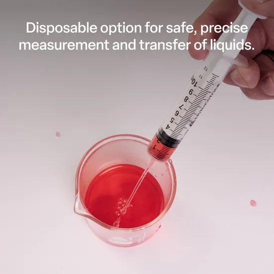 Syringe - Plastic Non-Sterile Leur Slip, 10 ml - Modern Teaching Aids NZ