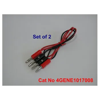 Banana Leads Standard 42cm Red PK10 - Modern Teaching Aids NZ