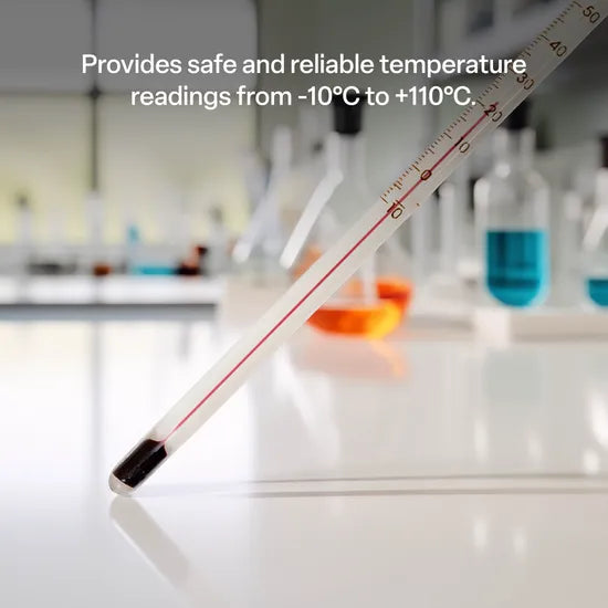 Thermometer - Red Spirit Immersion - 205mm - Modern Teaching Aids NZ