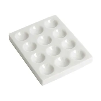 Spotting Plate - Porcelain - 12 Hole - Modern Teaching Aids NZ