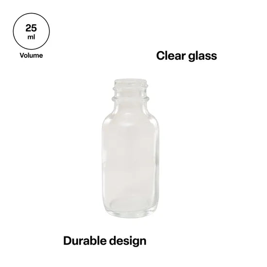 Dropping Bottle Clear 20mm 400 wo Dropper 25ml - Modern Teaching Aids NZ