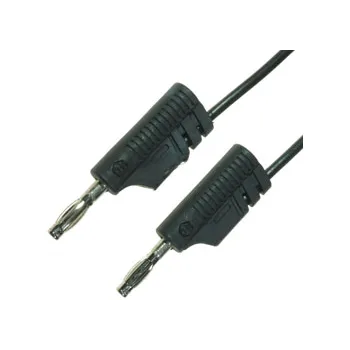 Banana Leads Heavy Duty - Black, 30 cm