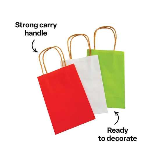 Christmas Paper Bags - Pack of 12 - Modern Teaching Aids NZ