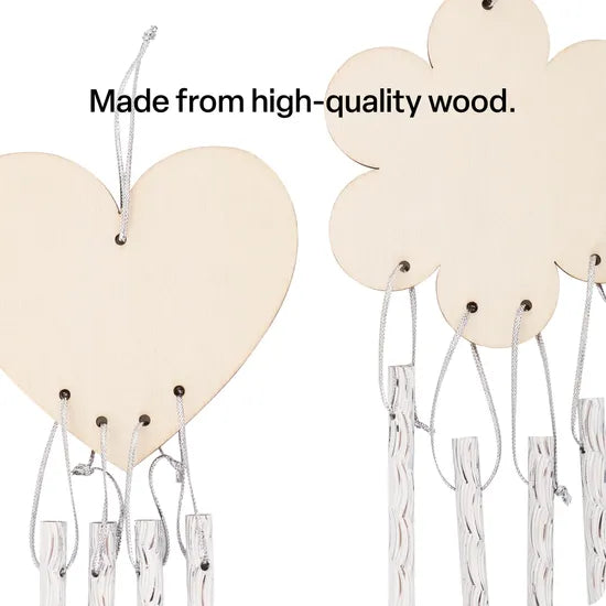 Flower & Heart Wind Chimes - Pack of 10 - Modern Teaching Aids NZ
