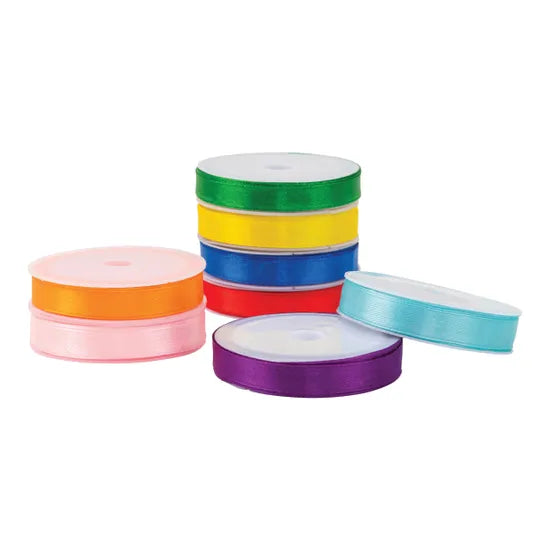 Satin Ribbon Rolls - Pack of 8 - Modern Teaching Aids NZ
