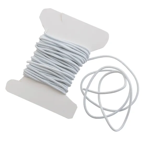 White Round Elastic - 4m - Modern Teaching Aids NZ