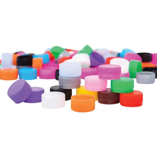 Plastic Bottle Tops - Pack of 100 - Modern Teaching Aids NZ